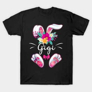 Bunny Gigi Easter Day Rabbit Eggs Awesome T-Shirt